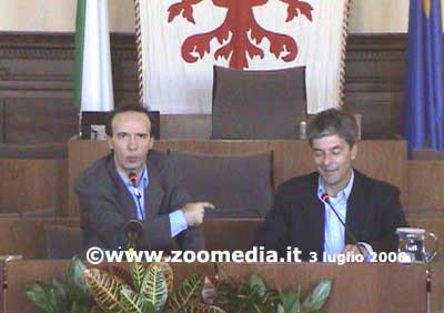 Conferenza stampa del 3 luglio nel salone De' Dugento