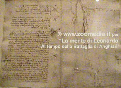 Studi di Leonardo per la canalizzazione d'Arno e sui moti del vento