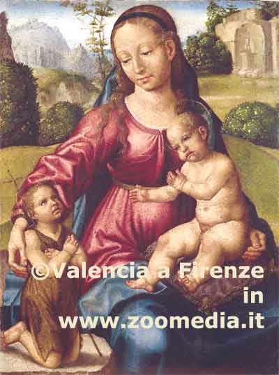 Madonna col Bambino a San Giovannino - Paolo da San Leocadio