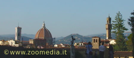 Firenze, scorcio dal giardino di Boboli