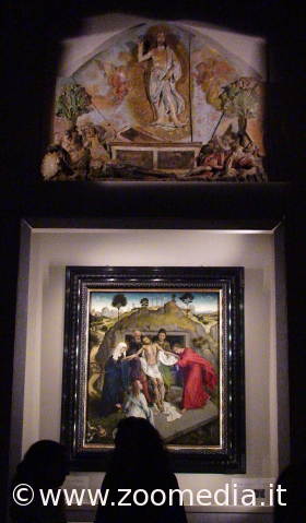 La Resurrezione di Cristo" del Verrocchio e il "Compianto di Cristo di Rogier van der Weyden.