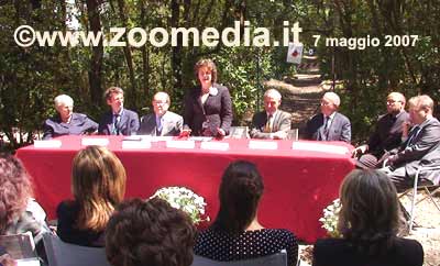 La soprintendente Cristina Acidini e  il tavolo autorità in conferenza stampa